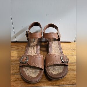 Hush Puppies Wedge Sandals Size 8